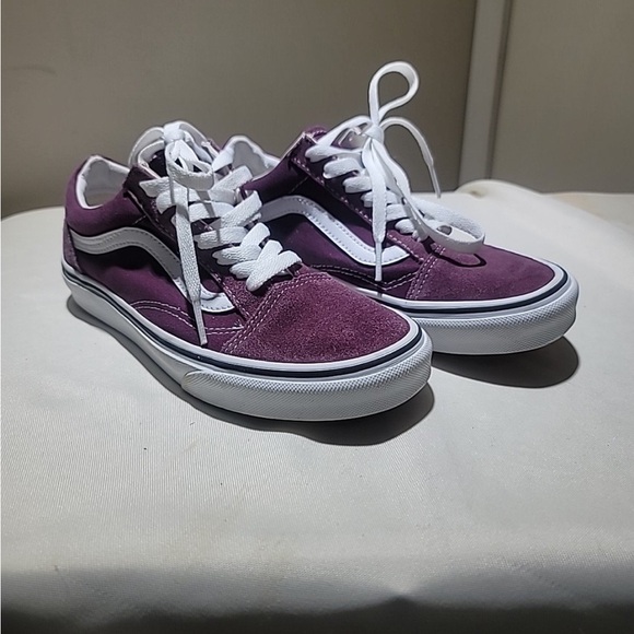 Purple vans very gently worn size 5 men’s/ 6.5 women’s - Picture 3 of 8